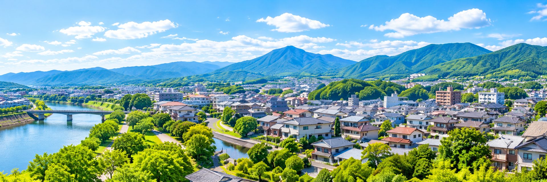 飯塚・田川・筑豊エリアの街並み